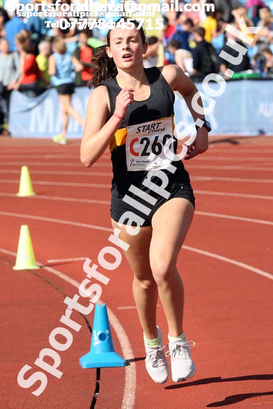Womens under-17s  Northern 3 Stage Road Relay, SportsCity, Manchester. Photo: David T. Hewitson/Sports for All Pics